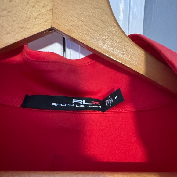 Ralph Lauren RLX golf Red Pullover with Quarter-Zip - Picture 2 of 2